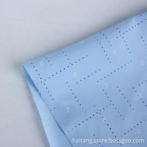 Anti-wrinkle Printing Microfiber fabric Shirt Material Close